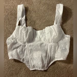 I am selling this white corset!